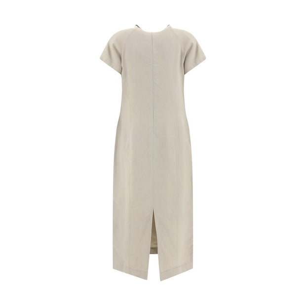 Linen midi Dress