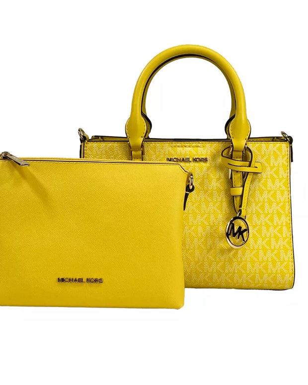 Charlotte 3 in 1 Satchel Bag Crossbody Golden Yellow