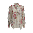 Floral silk chiffon Shirt