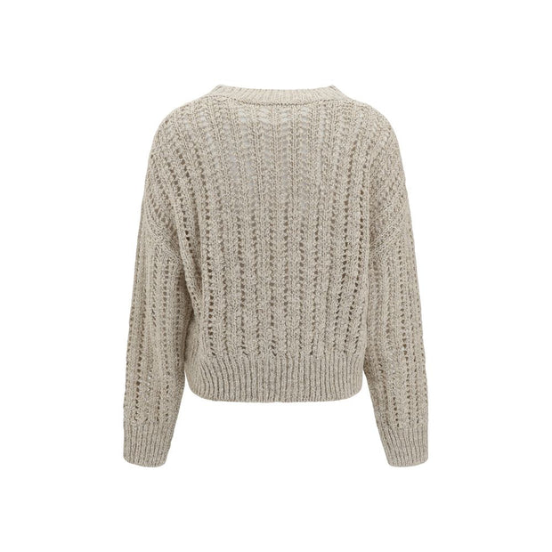 Mesh knit Sweater