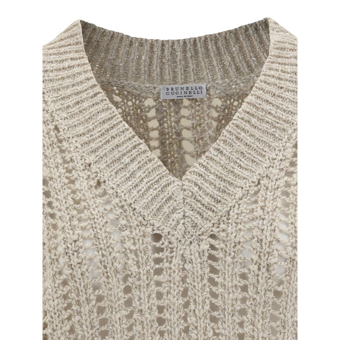 Mesh knit Sweater