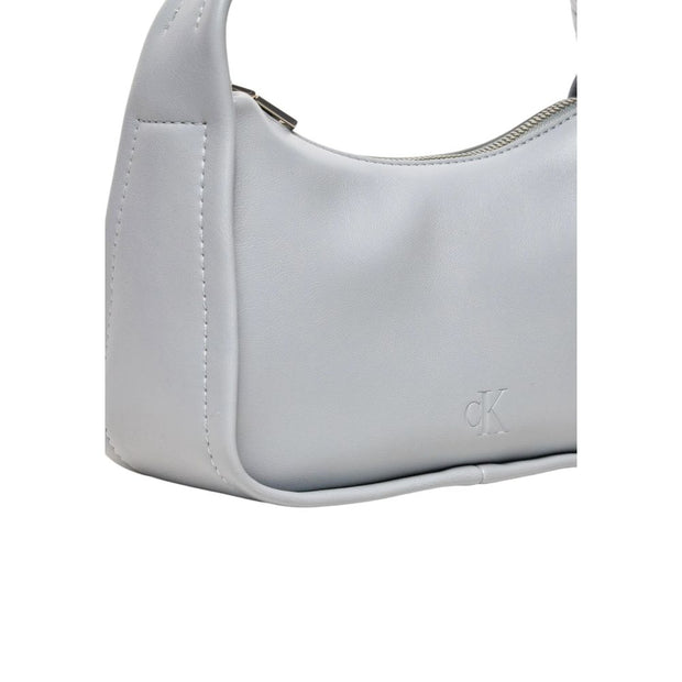 Gray Recycled Polyester Handbag