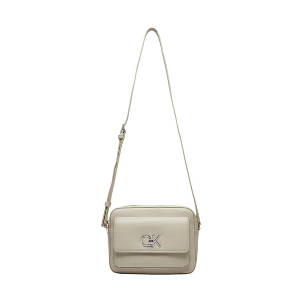 Gray Polyethylene Handbag