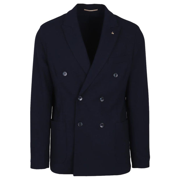 Blue Polyester Blazer