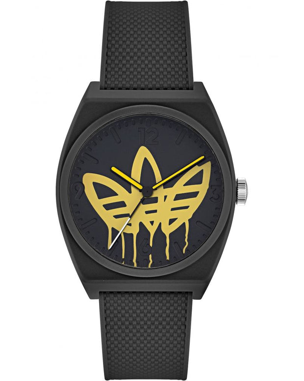 Black Synthetic Sport Watch