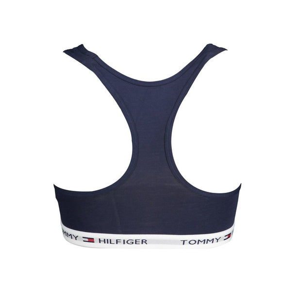 Blue Cotton Women Sports Bra