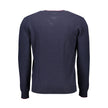 Blue Wool Men Sweater