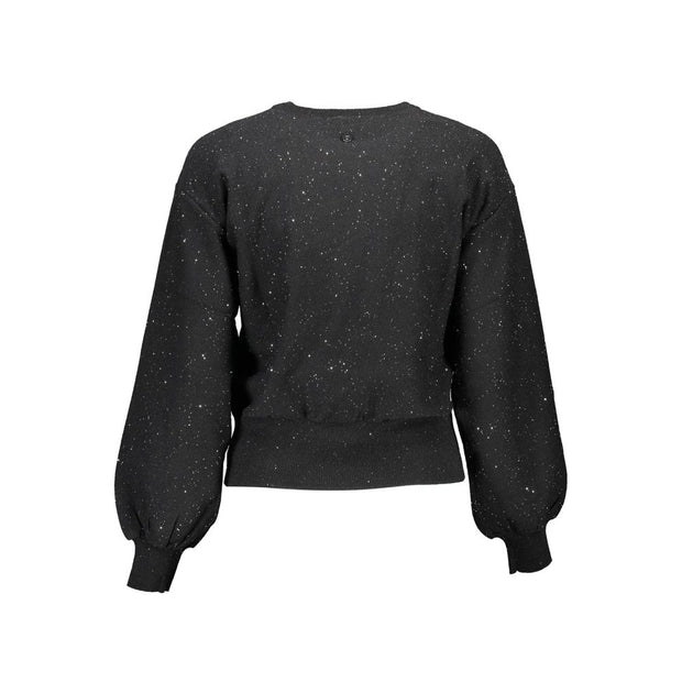 Black Polyester Women Sweater