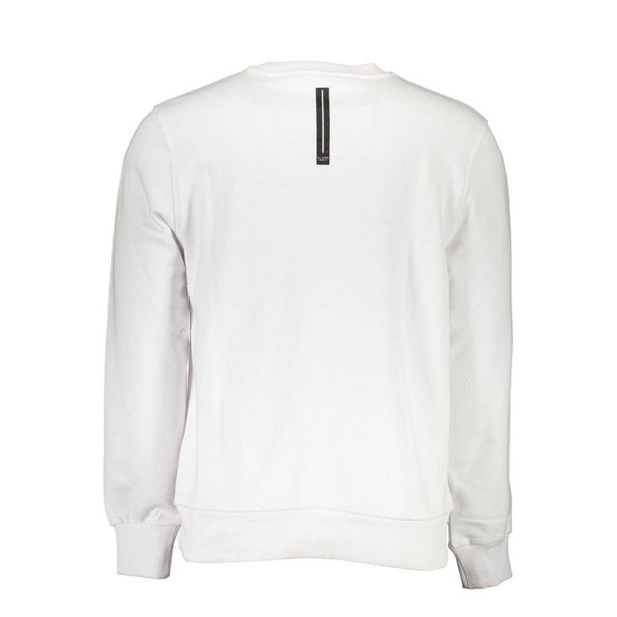 White Cotton Men Sweater