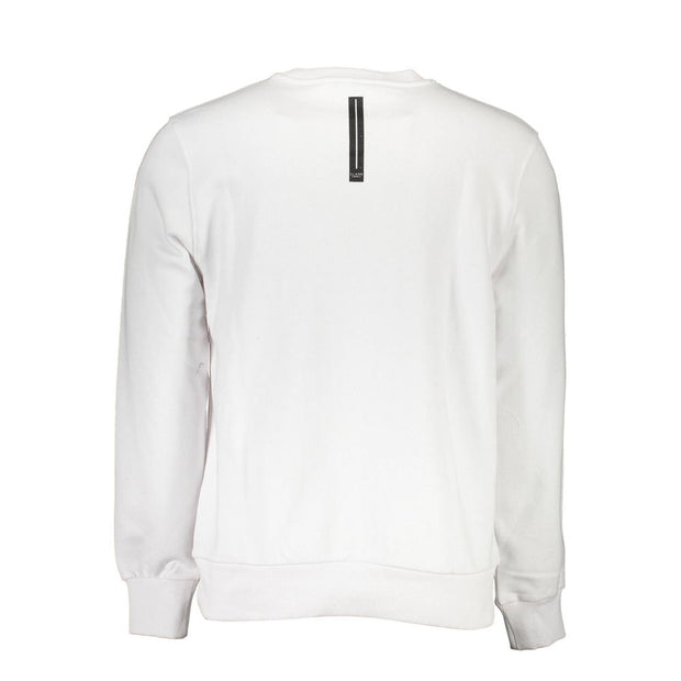 White Cotton Men Sweater