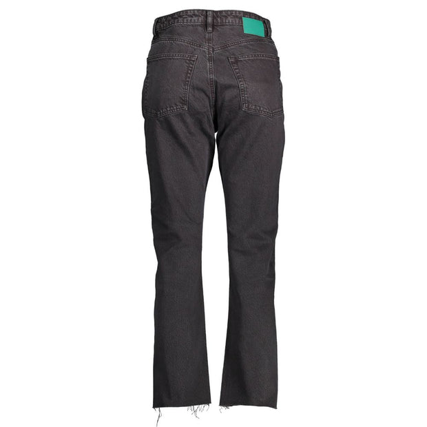 Black Cotton Women Jean