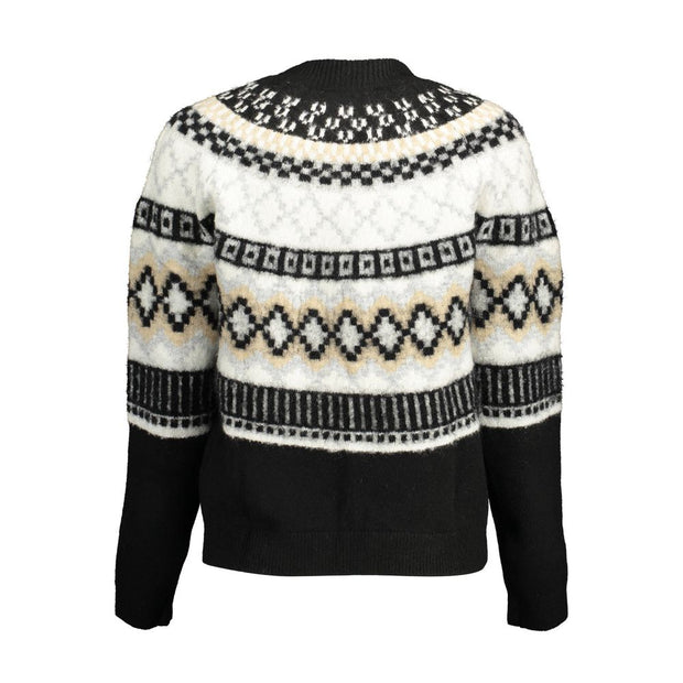 Black Polyester Women Sweater