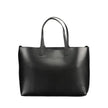 Black Polyethylene Women Handbag