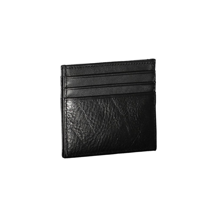 Black Leather Men Wallet