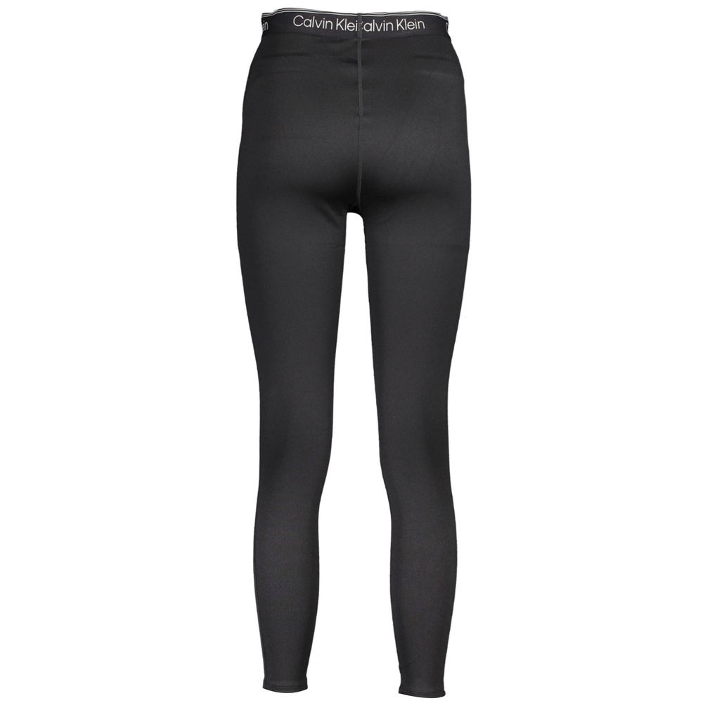 Black Polyester Women Legging