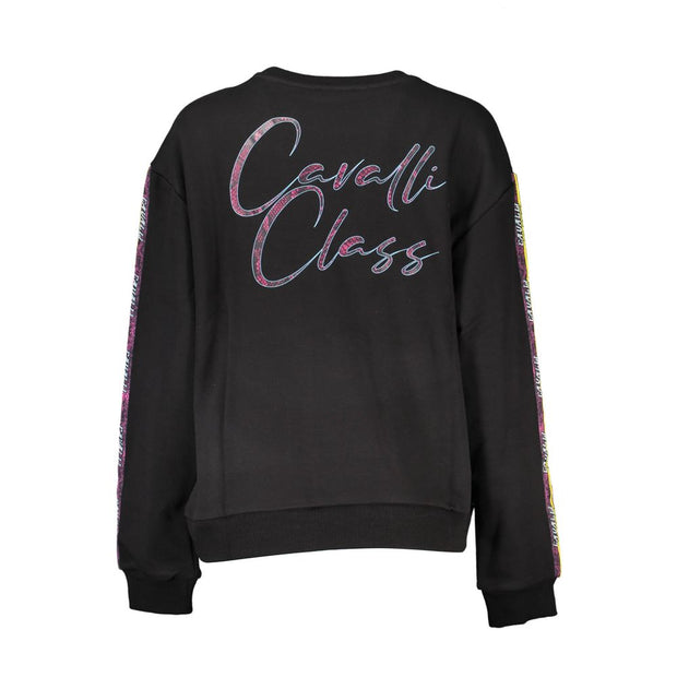 Black Cotton Women Sweater