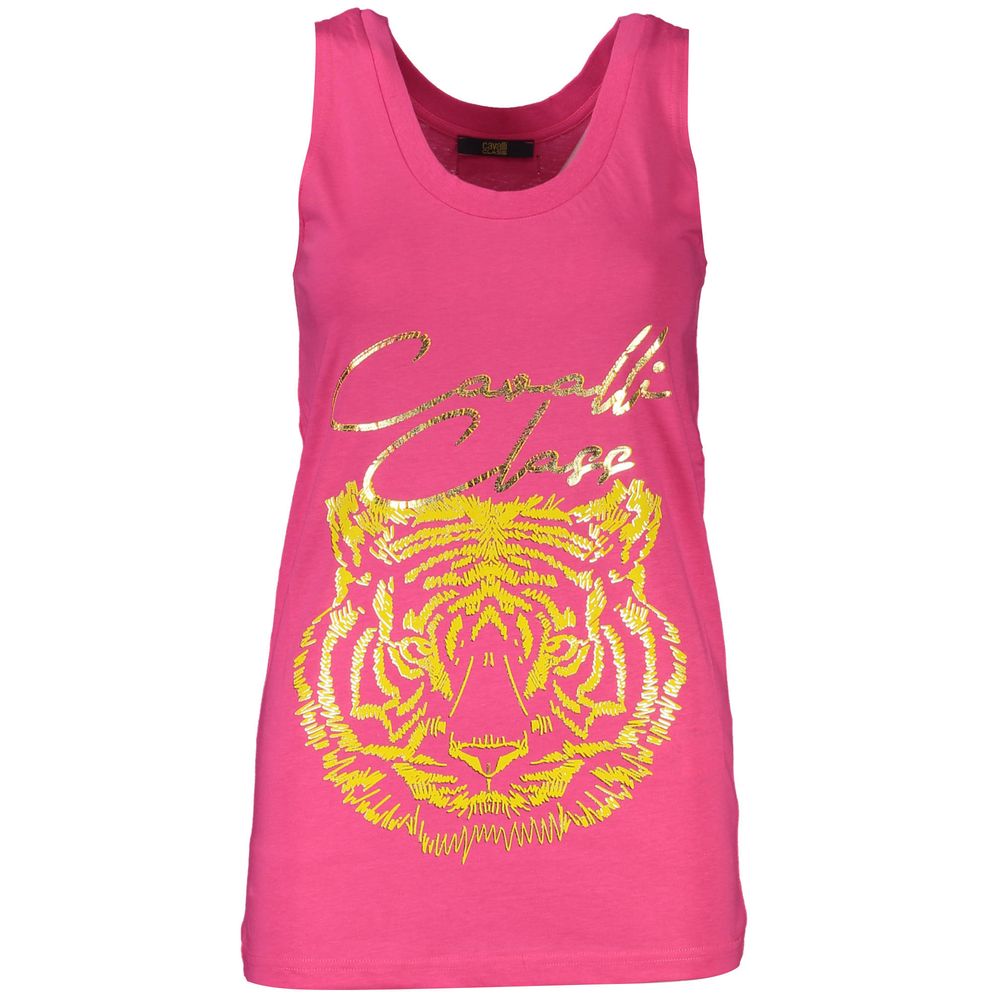 Pink Cotton Women Top