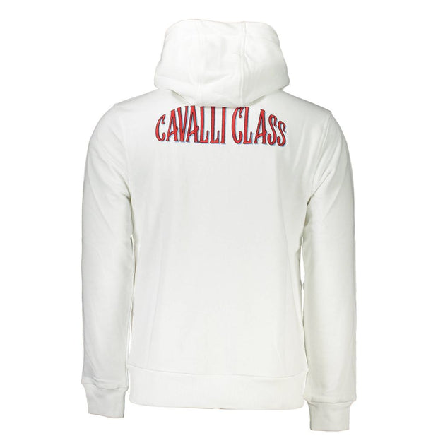 White Cotton Men Sweatshirt