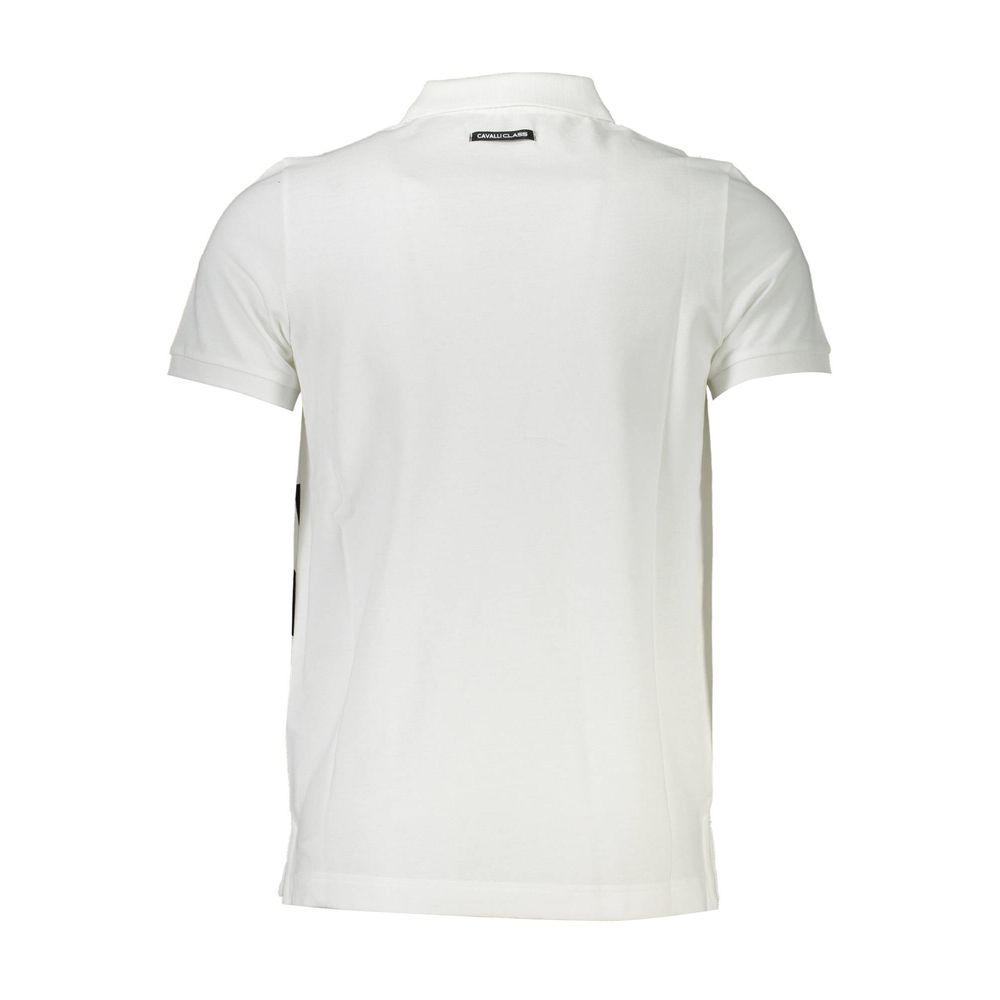 White Cotton Men Polo