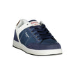 Blue Eco Leather Men Sneaker