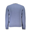 Blue Fabric Men Sweater