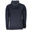 Blue Cotton Men Sweater