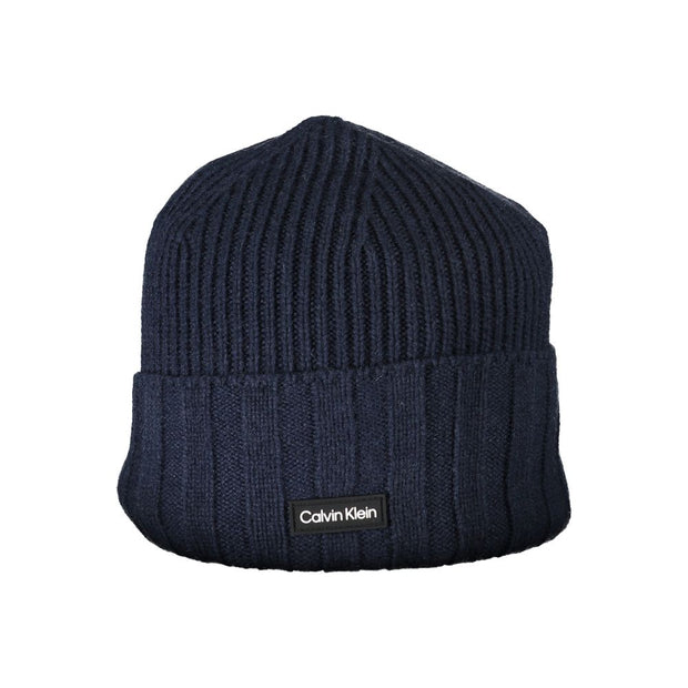 Chic Contrast Detail Wool Blend Cap