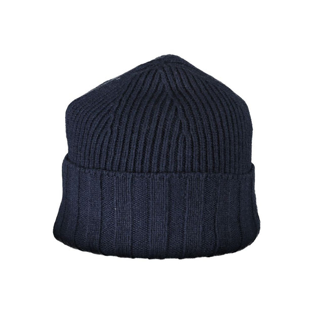 Chic Contrast Detail Wool Blend Cap