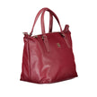 Pink Polyester Women Handbag