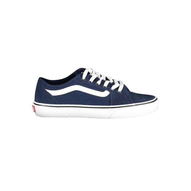 Blue Polyester Sneaker