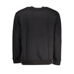 Chic Fleece Crew Neck Sweatshirt in Black