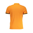 Vibrant Orange Contrast Detail Polo