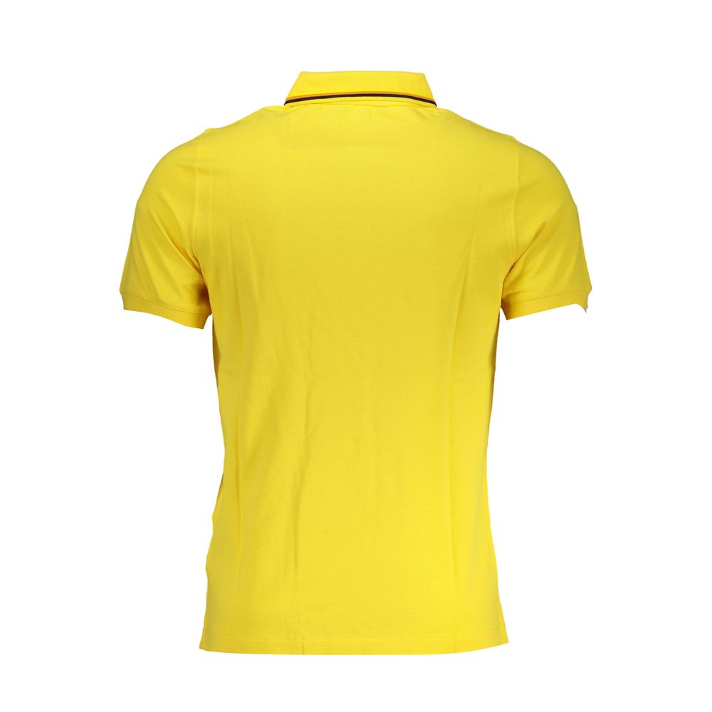 Sunny Yellow Contrast Detail Polo