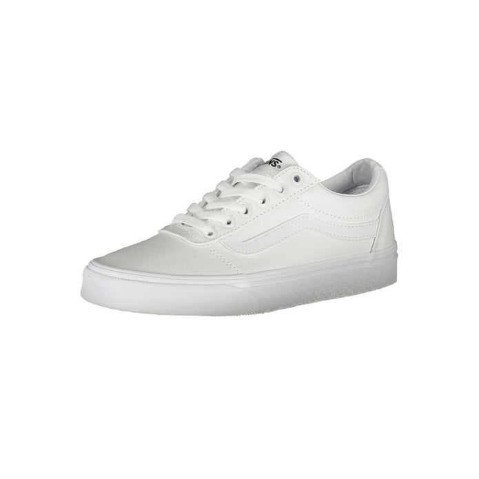 White Polyester Sneaker