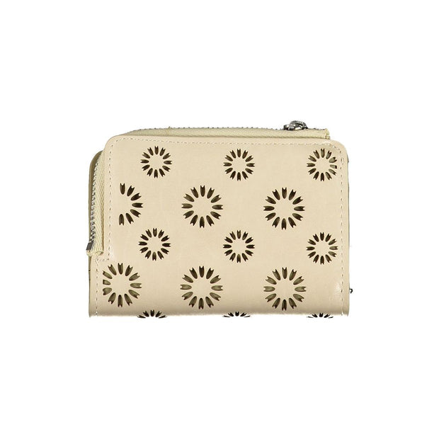 Beige Polyethylene Wallet