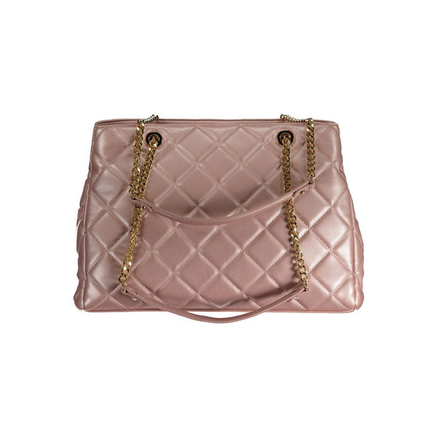 Pink Polyethylene Handbag