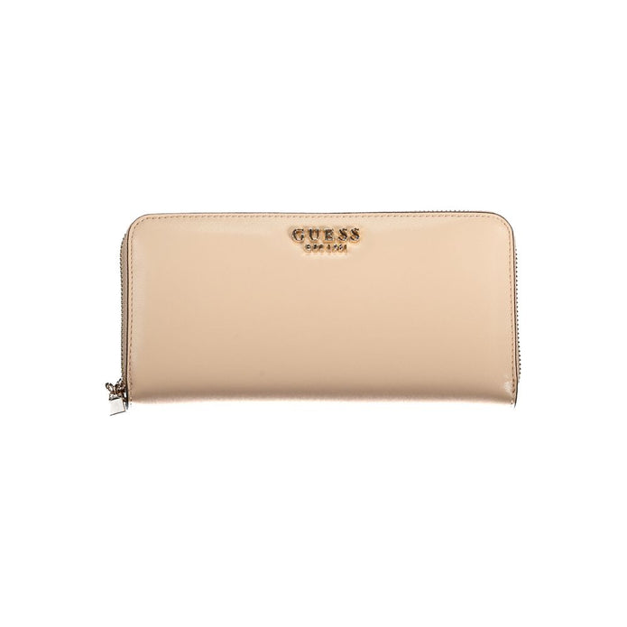 Beige Polyethylene Wallet