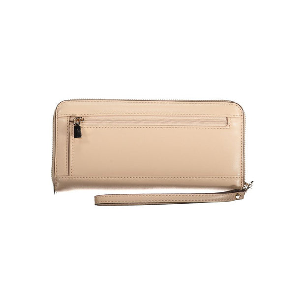 Beige Polyethylene Wallet