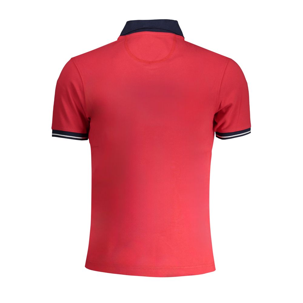 Red Cotton Polo Shirt