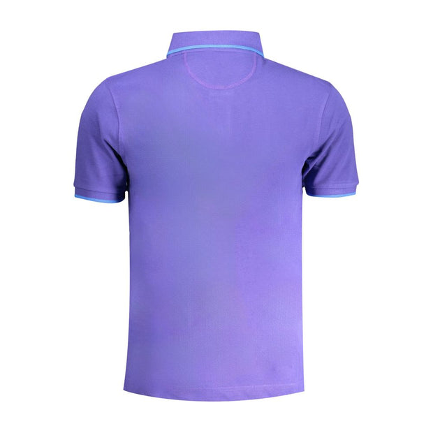 Purple Cotton Polo Shirt