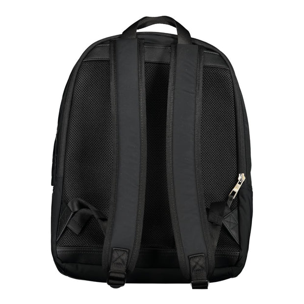 Black Polyester Backpack