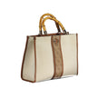 Beige Cotton Handbag