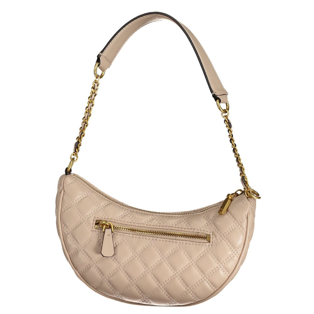 Beige Polyethylene Handbag