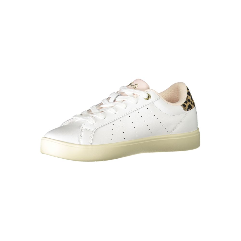 White Leather Women Sneaker