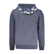 Blue Cotton Men Sweater