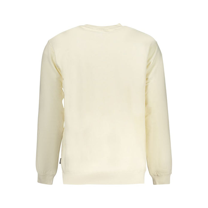 Beige Cotton Men Sweater