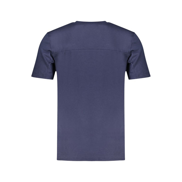 Blue Cotton Men TShirt