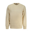 Beige Cotton Men Sweater