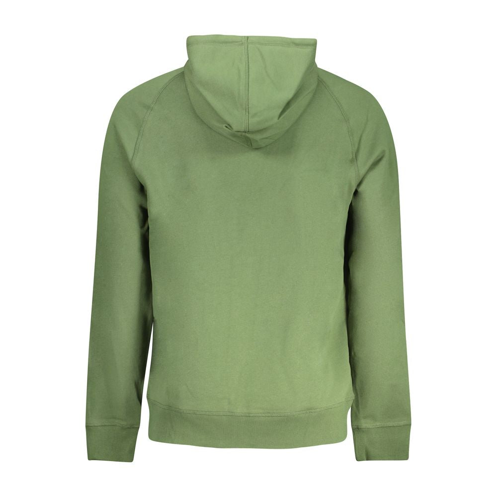 Green Cotton Men Sweater