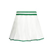 White Polyester Women Skirt